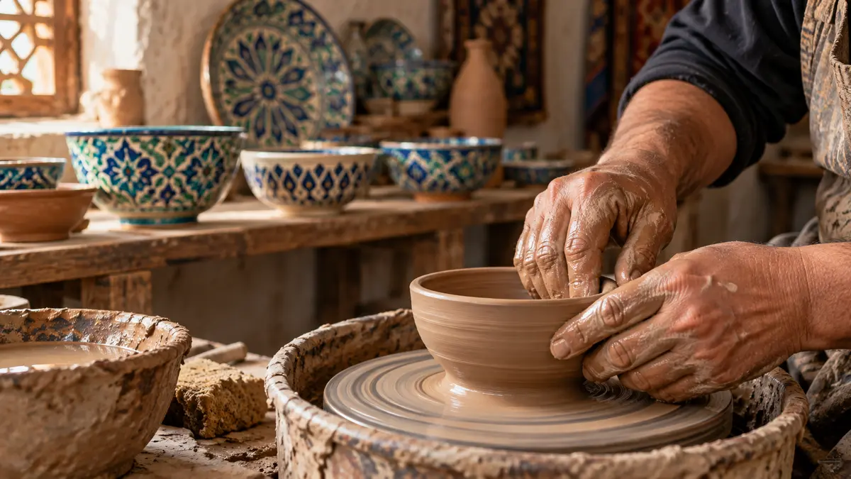 Pottery traditions in Uzbekistan