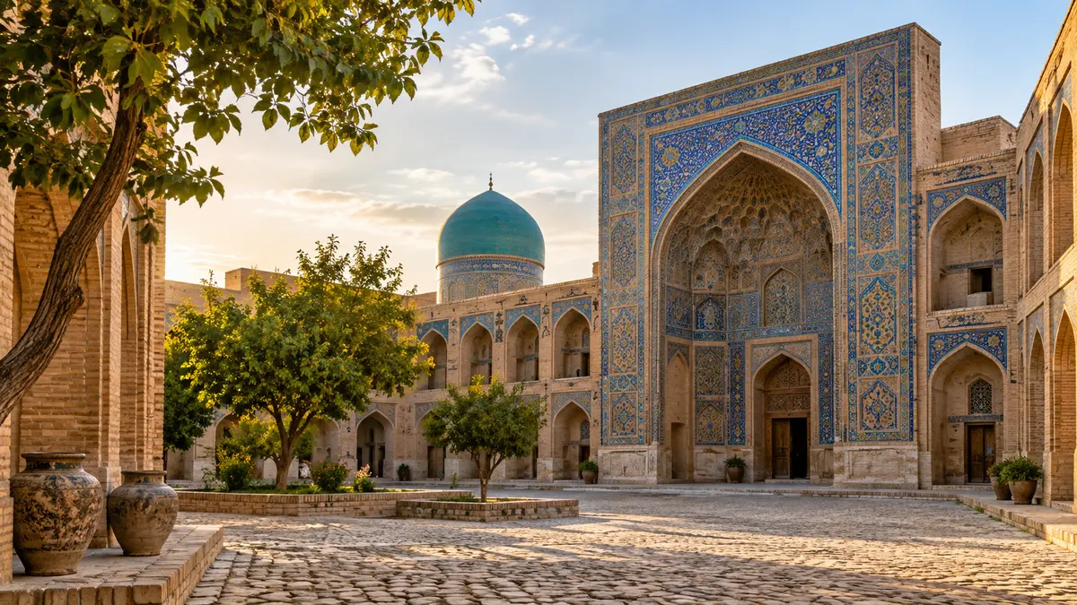 Silk Road courtyard architecture